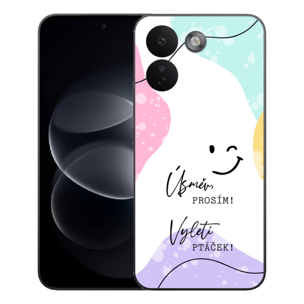Gelový kryt mmCase na Xiaomi Redmi Note 17 Pro Max 5G - vtipný text 4 bílé pozadí