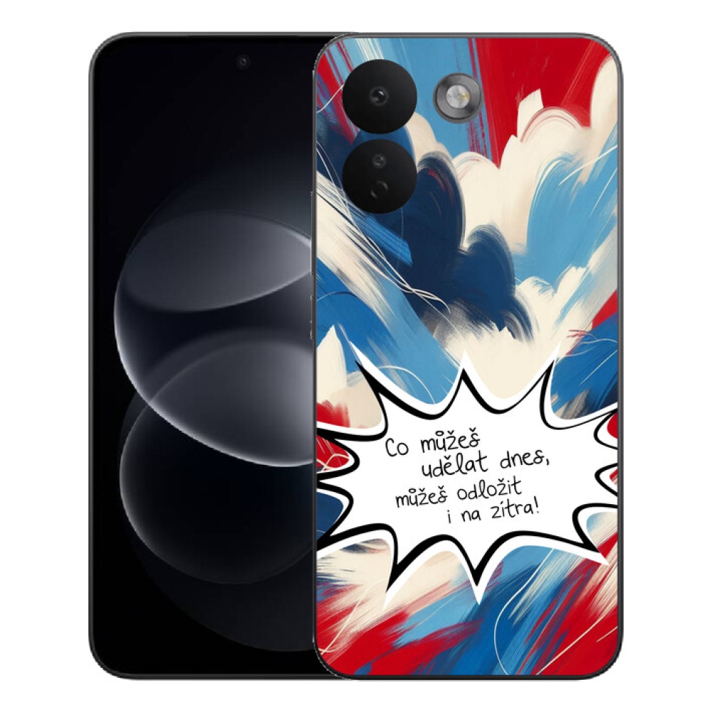 Gelový kryt mmCase na Xiaomi Redmi Note 17 Pro Max 5G - vtipný text 9 bílé pozadí
