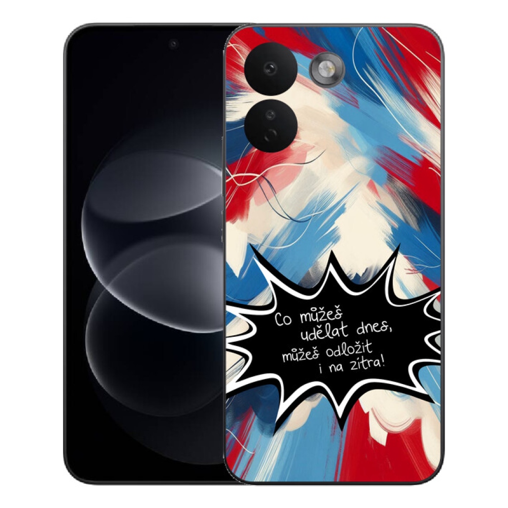 Gelový kryt mmCase na Xiaomi Redmi Note 17 Pro Max 5G - vtipný text 9 černé pozadí