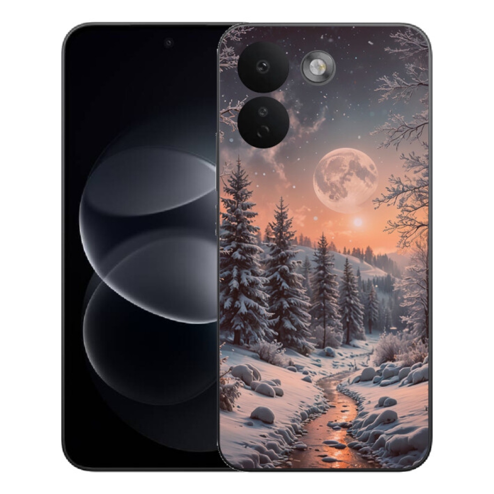 Gelový kryt mmCase na Xiaomi Redmi Note 17 Pro Max 5G - zimní krajina 2