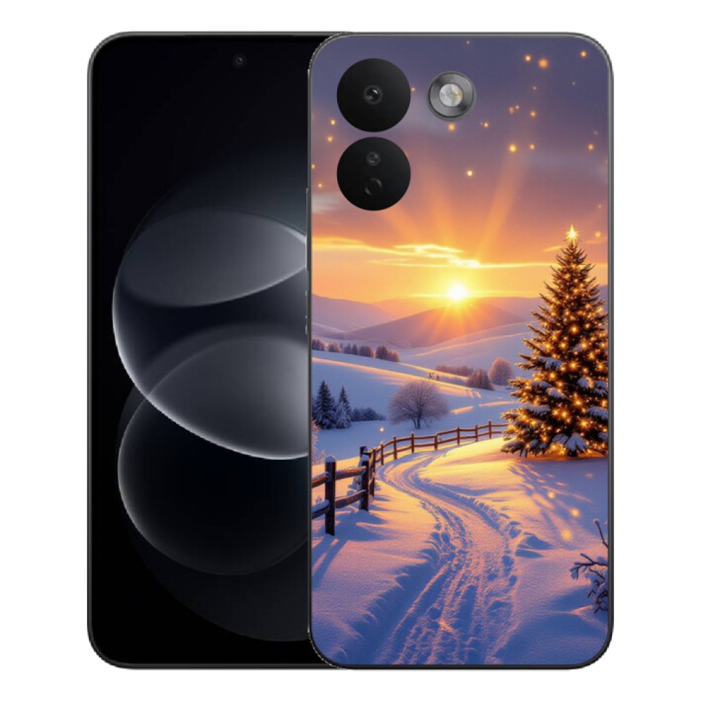 Gelový kryt mmCase na Xiaomi Redmi Note 17 Pro Max 5G - zimní krajina