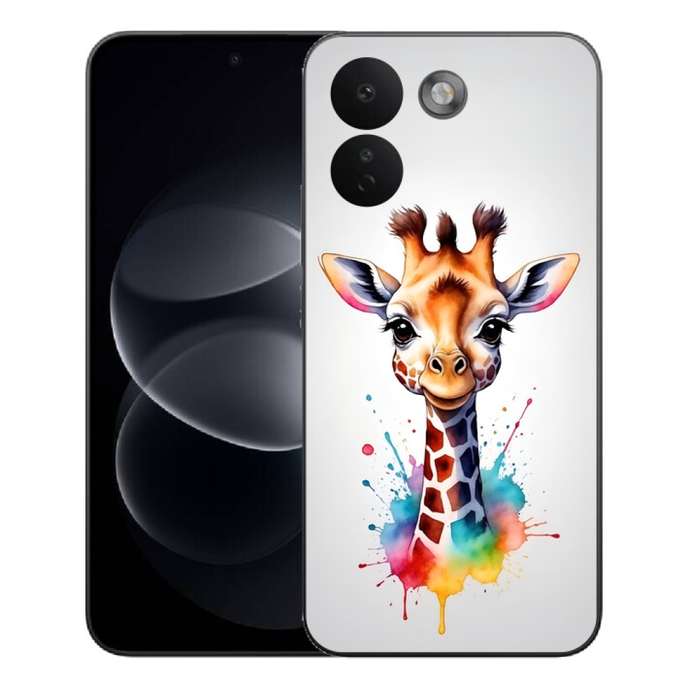 Gelový kryt mmCase na Xiaomi Redmi Note 17 Pro Max 5G - žirafa 1
