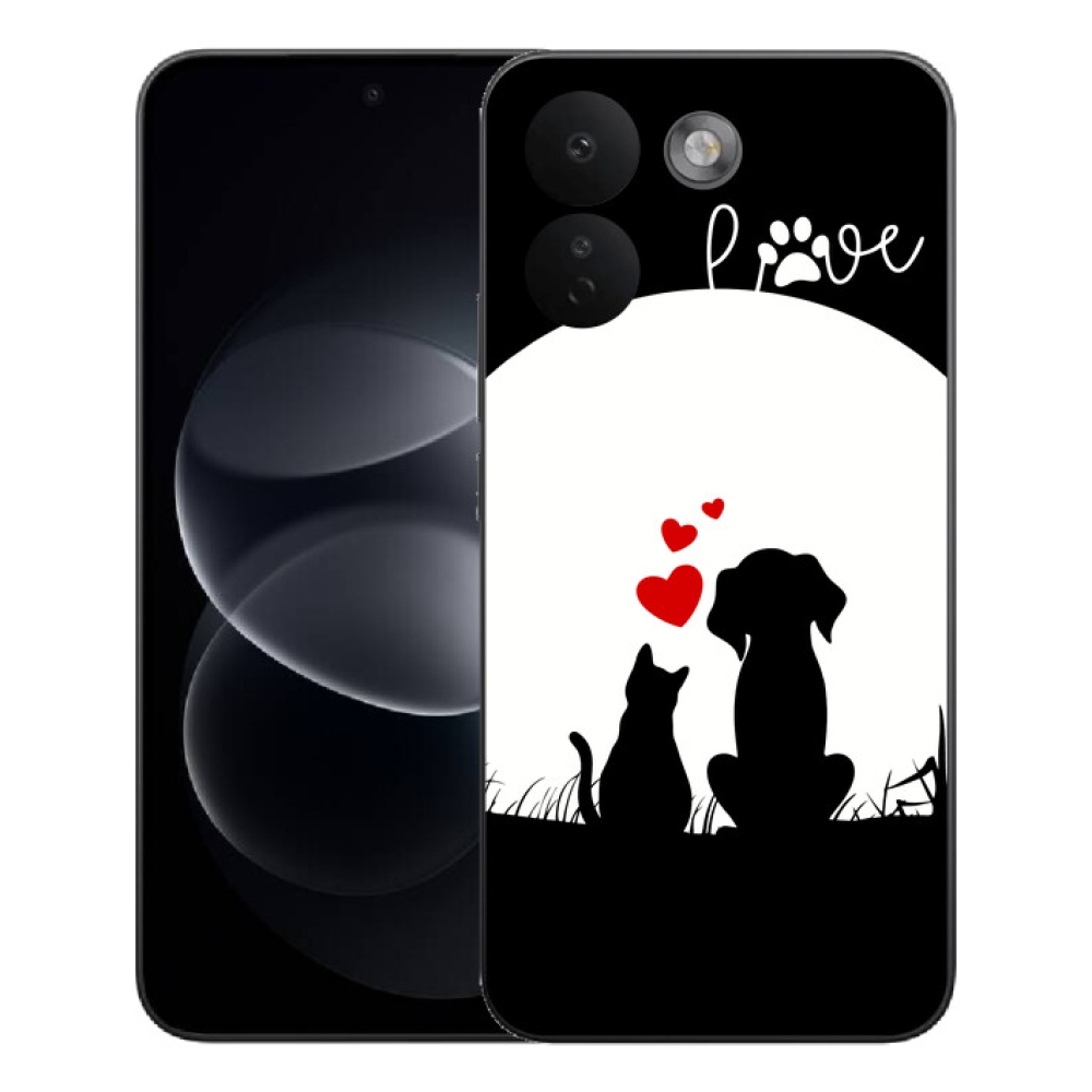 Gelový kryt mmCase na Xiaomi Redmi Note 17 Pro Max 5G - zvířecí láska