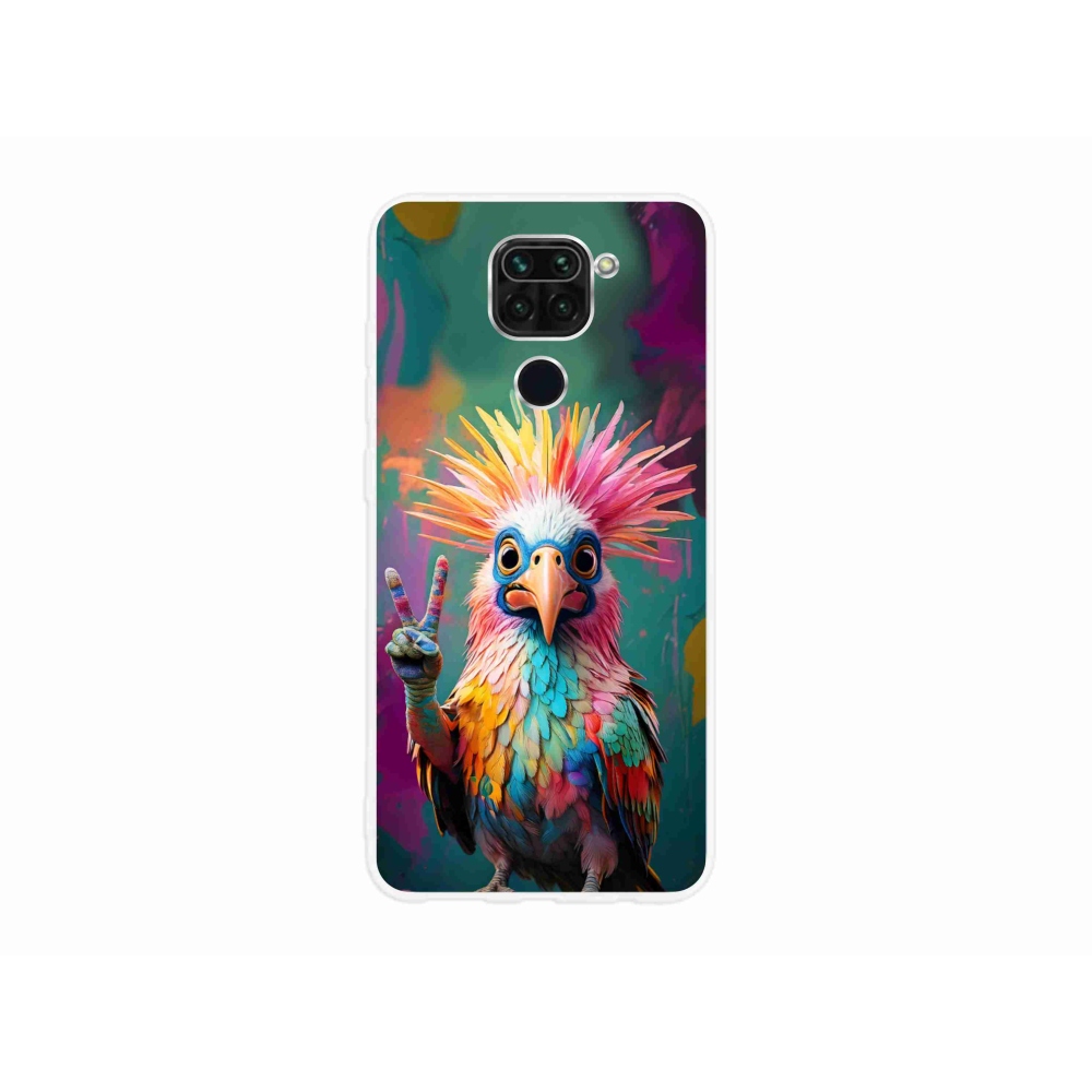 Gelový kryt mmCase na Xiaomi Redmi Note 9 - barevný rebel