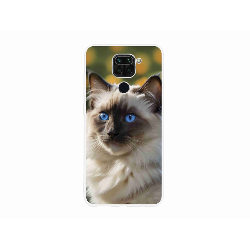 Gelový kryt mmCase na Xiaomi Redmi Note 9 - bílý ragdoll
