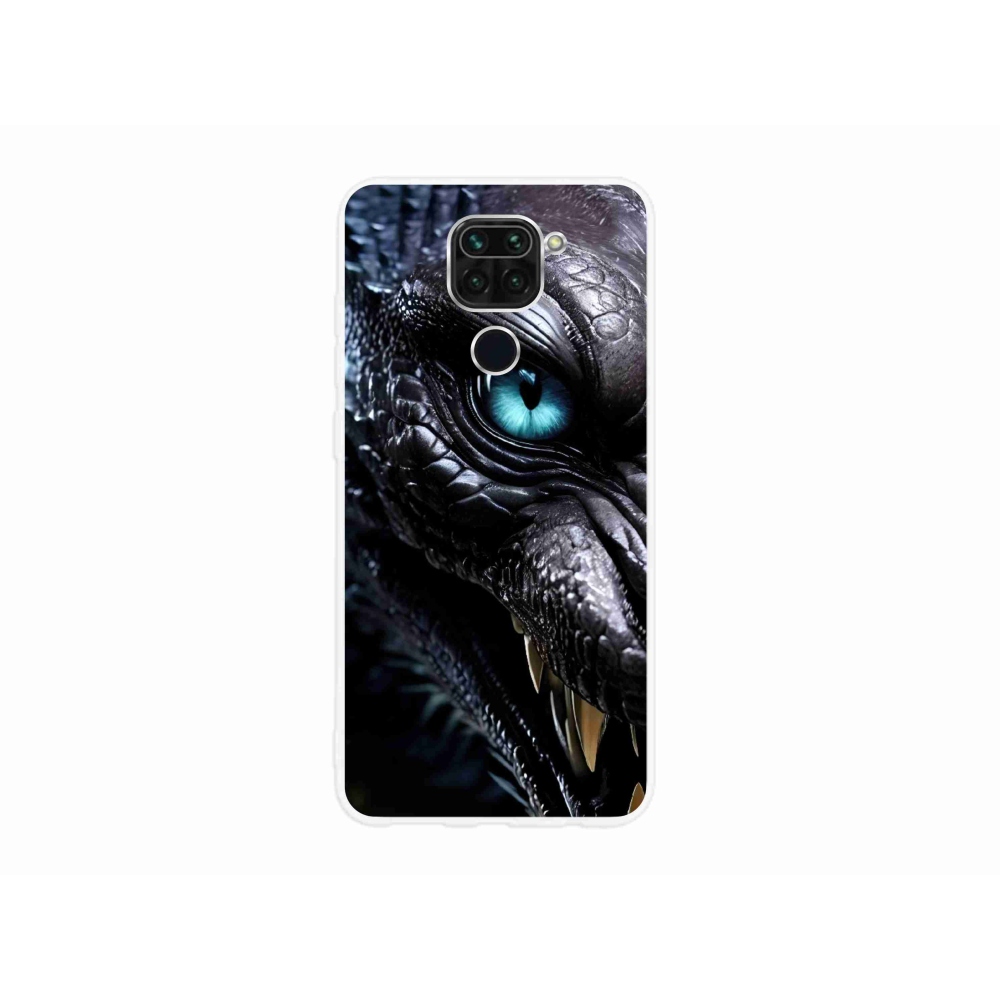 Gelový kryt mmCase na Xiaomi Redmi Note 9 - dračí pohled