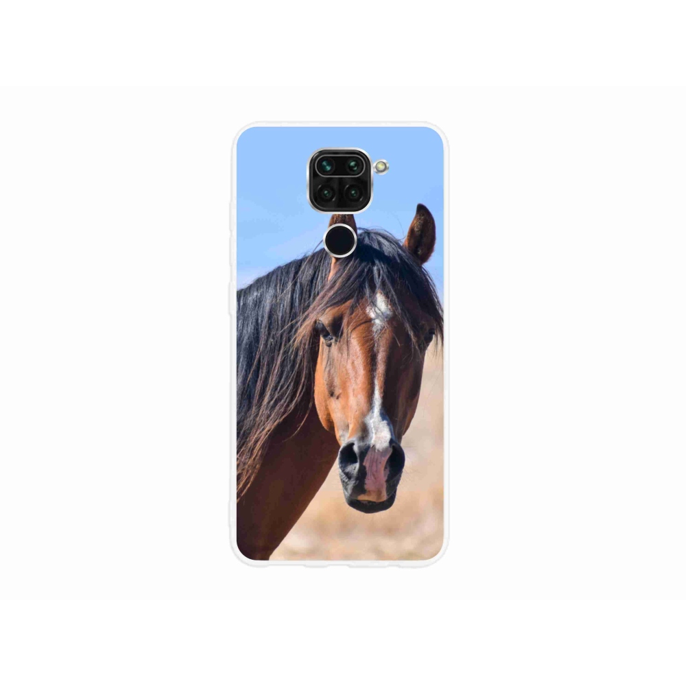 Gelový kryt mmCase na Xiaomi Redmi Note 9 - klidný kůň