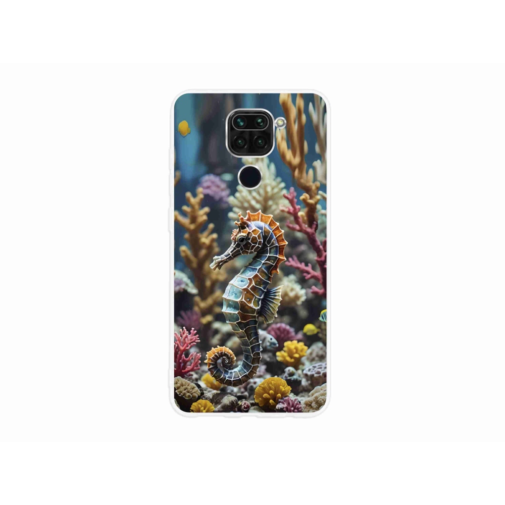 Gelový kryt mmCase na Xiaomi Redmi Note 9 - mořský koník 2