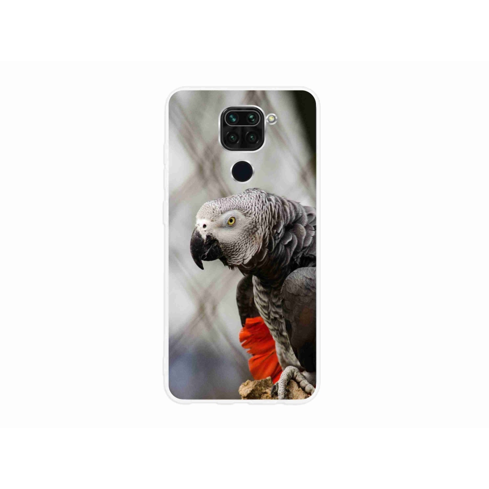 Gelový kryt mmCase na Xiaomi Redmi Note 9 - papoušek žako 3