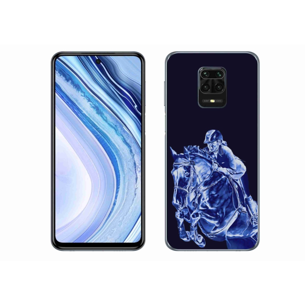 Gelový kryt mmCase na Xiaomi Redmi Note 9 Pro - dostihový kůň