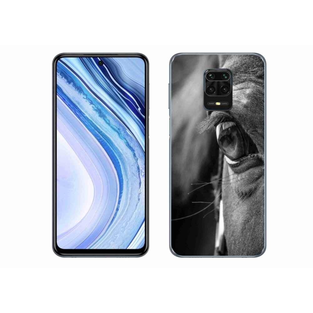 Gelový kryt mmCase na Xiaomi Redmi Note 9 Pro - koňský pohled
