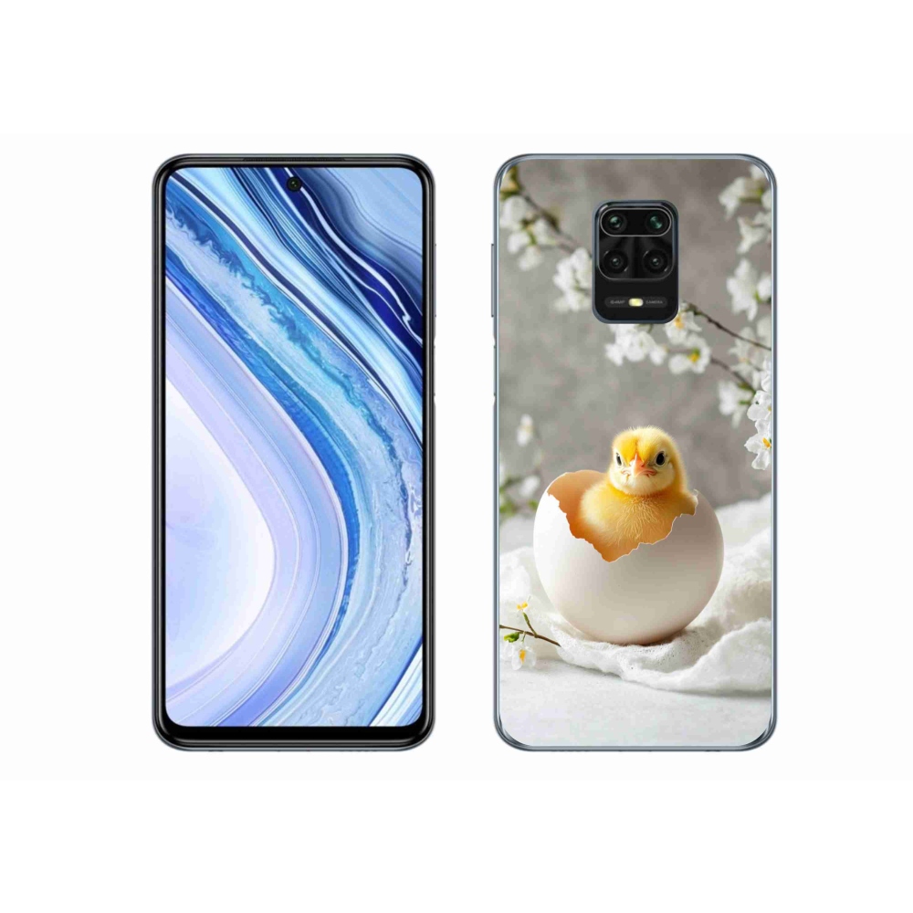 Gelový kryt mmCase na Xiaomi Redmi Note 9 Pro - kuřátko