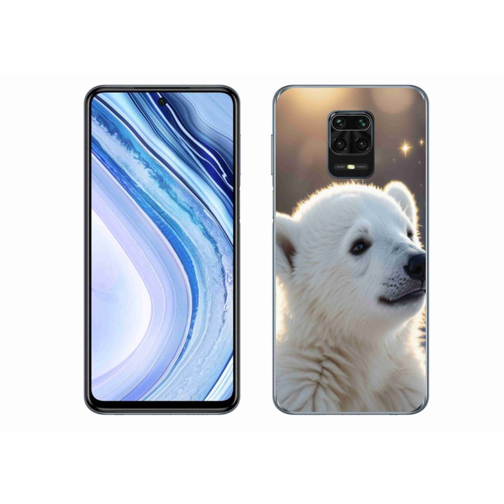 Gelový kryt mmCase na Xiaomi Redmi Note 9 Pro - lední medvěd