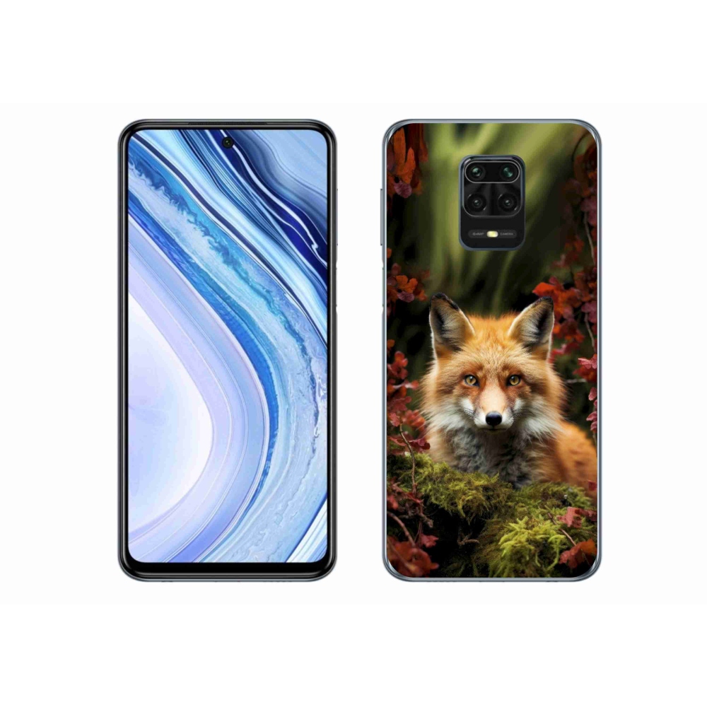 Gelový kryt mmCase na Xiaomi Redmi Note 9 Pro - liška v lese