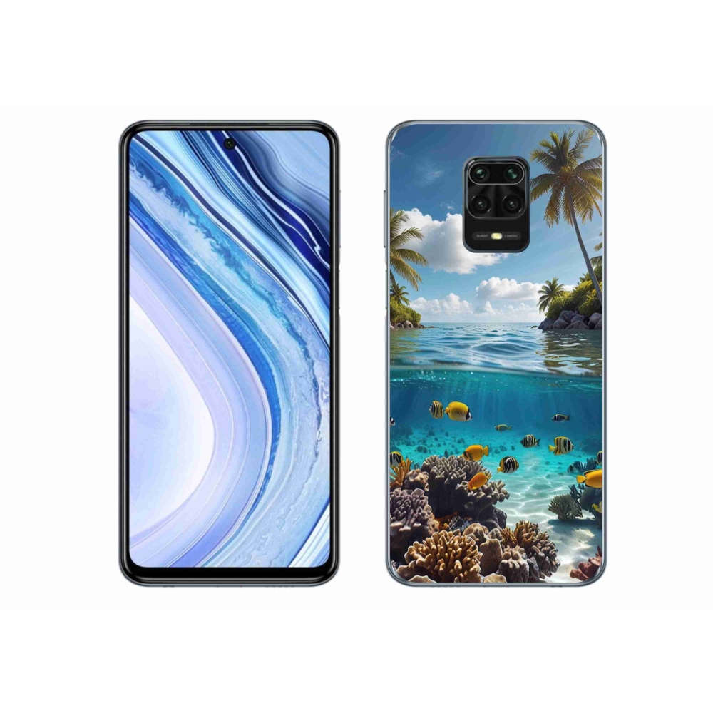 Gelový kryt mmCase na Xiaomi Redmi Note 9 Pro - mořský svět 4