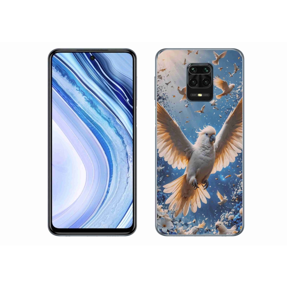 Gelový kryt mmCase na Xiaomi Redmi Note 9 Pro - papoušek kakadu