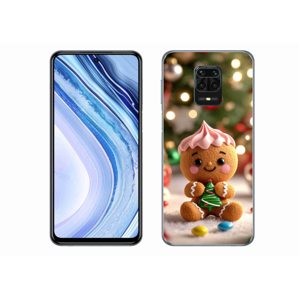 Gelový kryt mmCase na Xiaomi Redmi Note 9 Pro - perníček