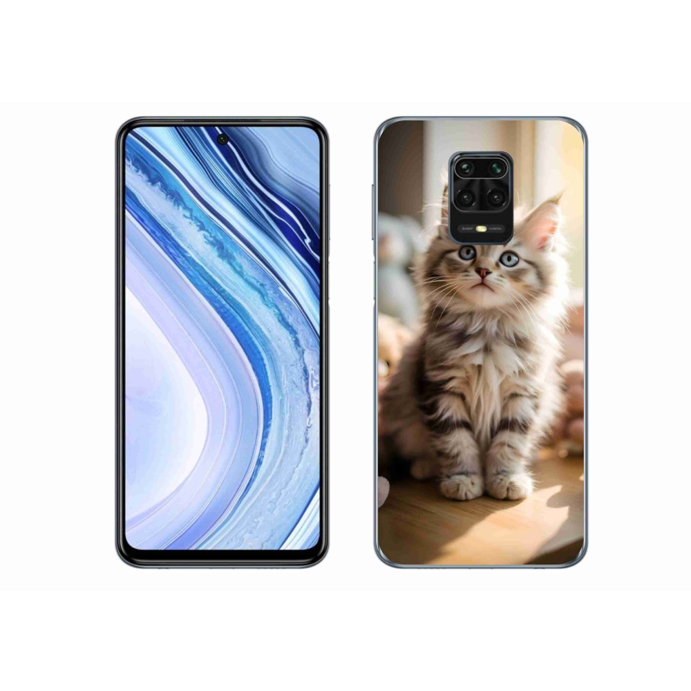 Gelový kryt mmCase na Xiaomi Redmi Note 9 Pro - roztomilé kotě 10