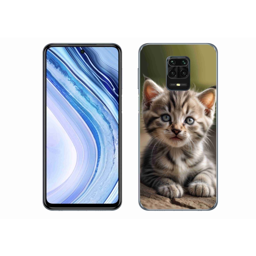 Gelový kryt mmCase na Xiaomi Redmi Note 9 Pro - roztomilé kotě 9