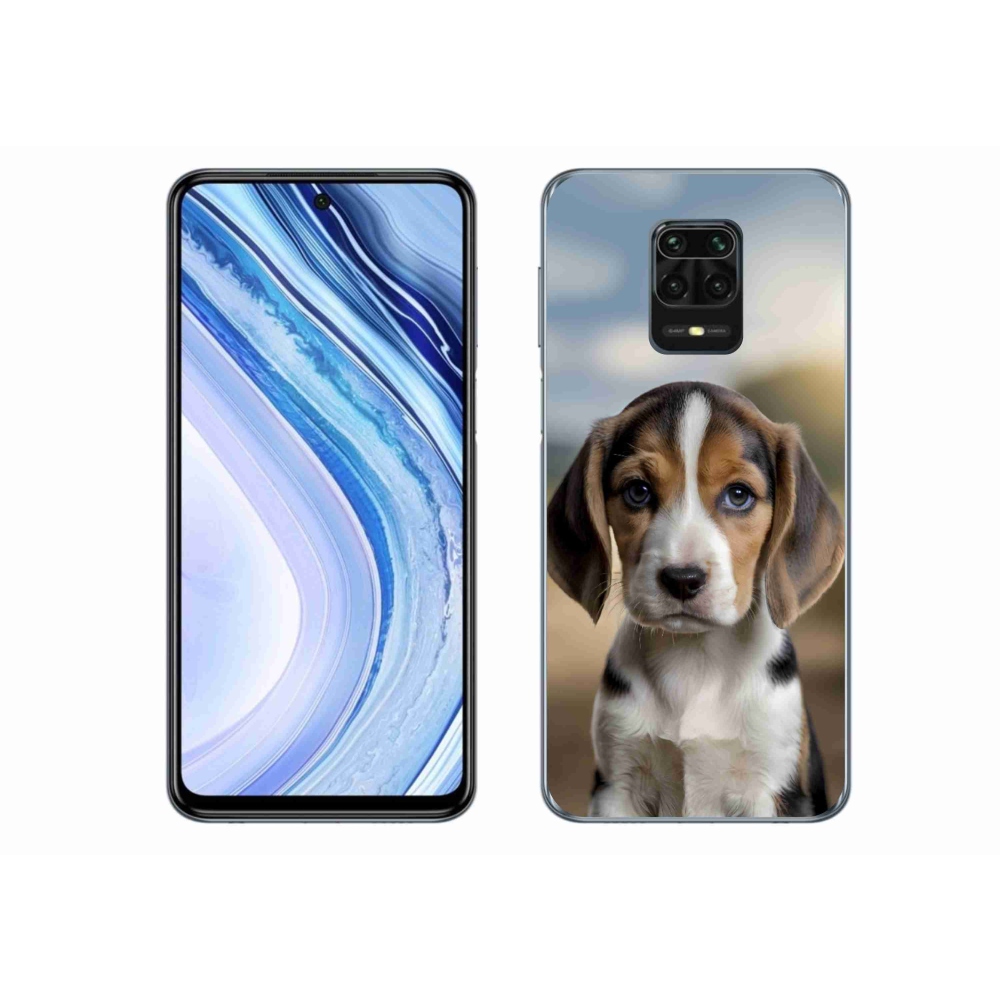 Gelový kryt mmCase na Xiaomi Redmi Note 9 Pro - roztomilý bígl