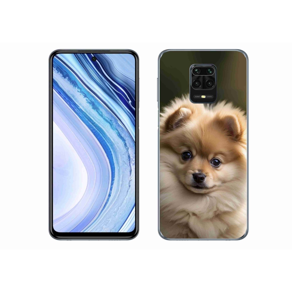 Gelový kryt mmCase na Xiaomi Redmi Note 9 Pro - roztomilý pomeranian 2