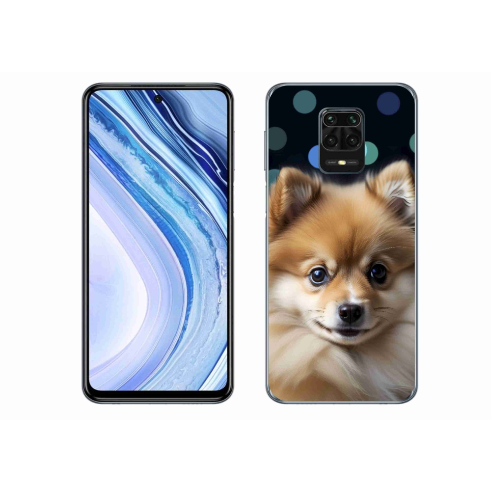 Gelový kryt mmCase na Xiaomi Redmi Note 9 Pro - roztomilý pomeranian