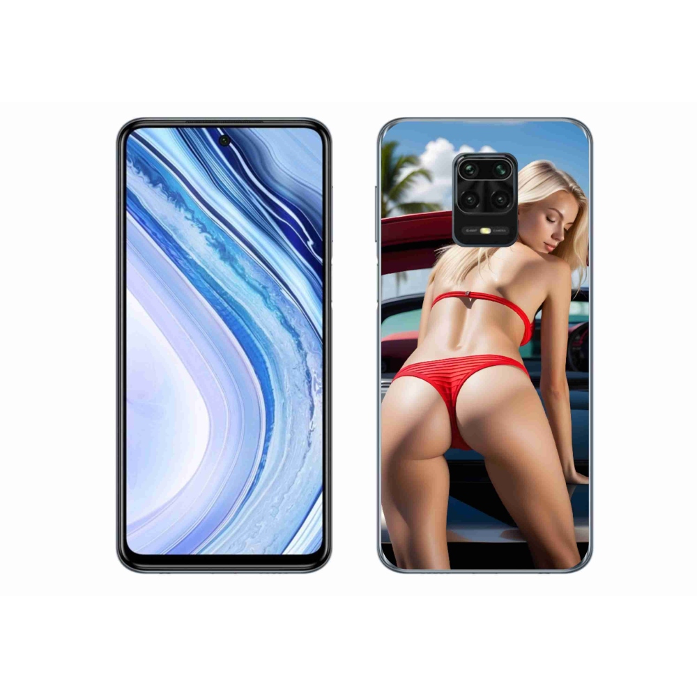 Gelový kryt mmCase na Xiaomi Redmi Note 9 Pro - sexy žena 2