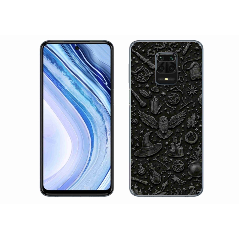 Gelový kryt mmCase na Xiaomi Redmi Note 9 Pro - tmavý magický svět