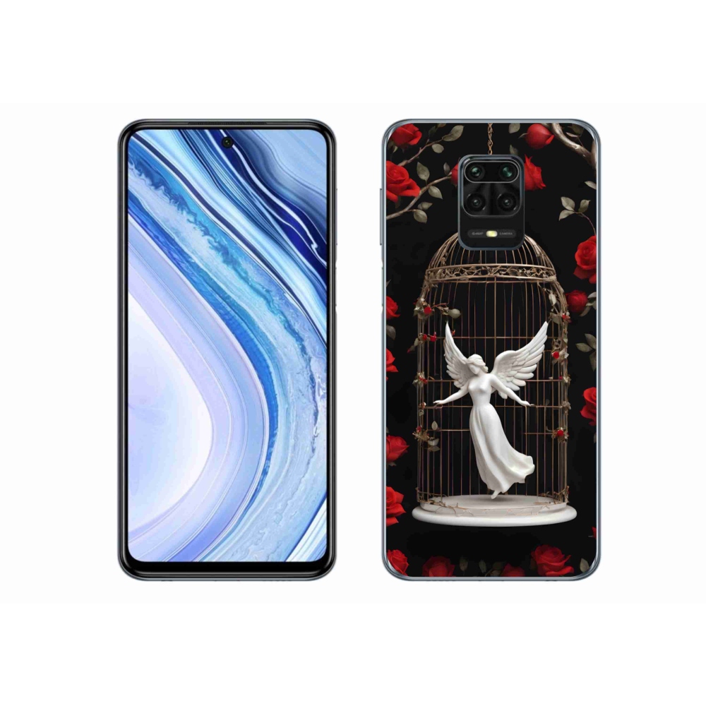 Gelový kryt mmCase na Xiaomi Redmi Note 9 Pro - uvězněný anděl