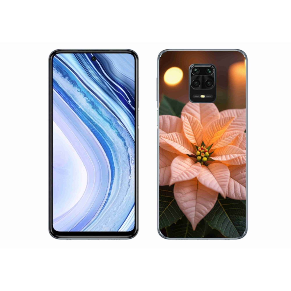 Gelový kryt mmCase na Xiaomi Redmi Note 9 Pro - vánoční hvězda