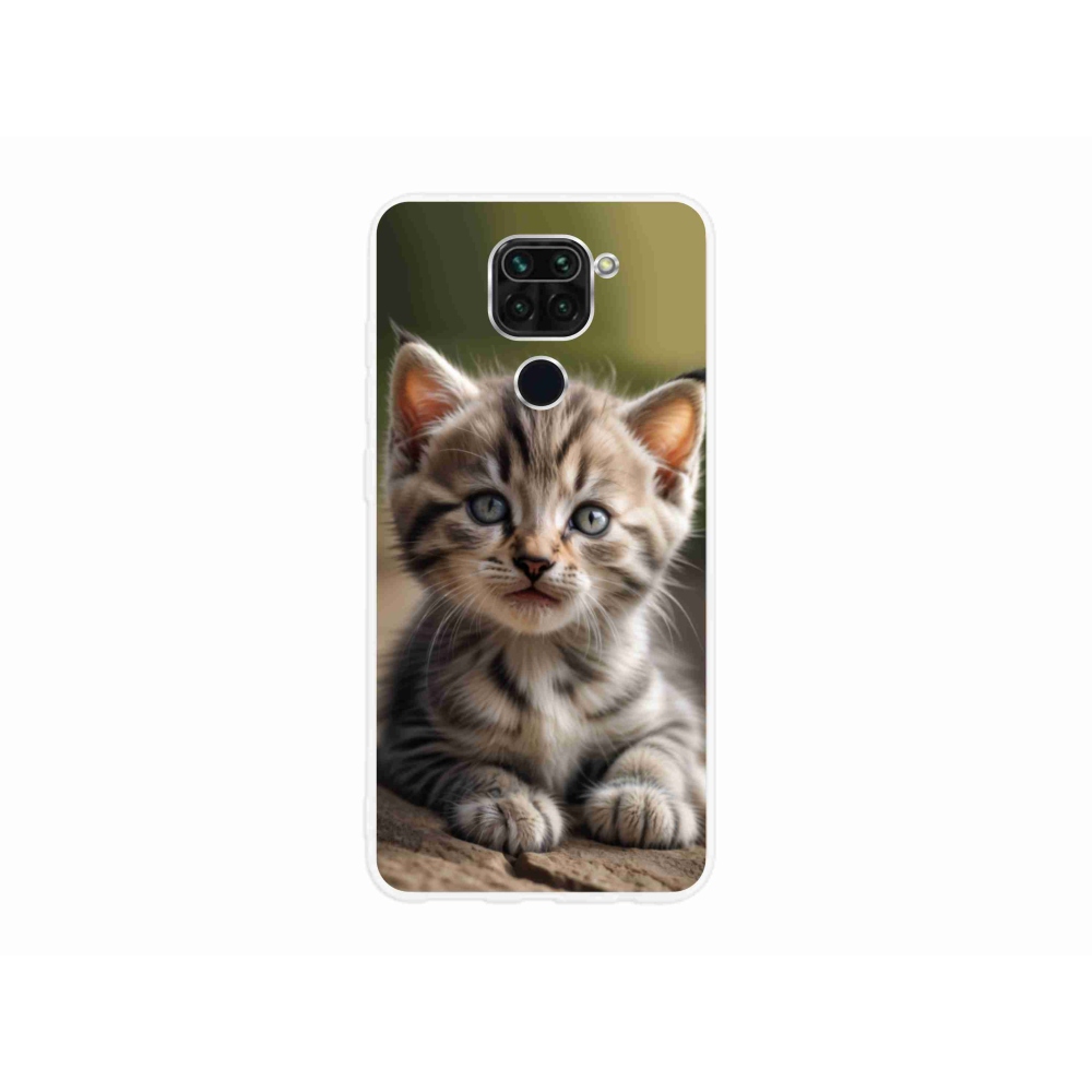 Gelový kryt mmCase na Xiaomi Redmi Note 9 - roztomilé kotě 9