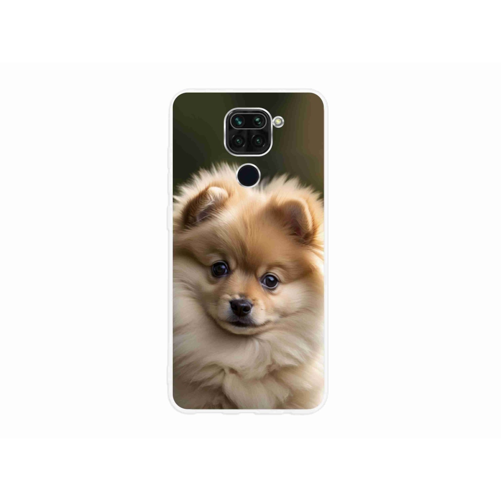 Gelový kryt mmCase na Xiaomi Redmi Note 9 - roztomilý pomeranian 2
