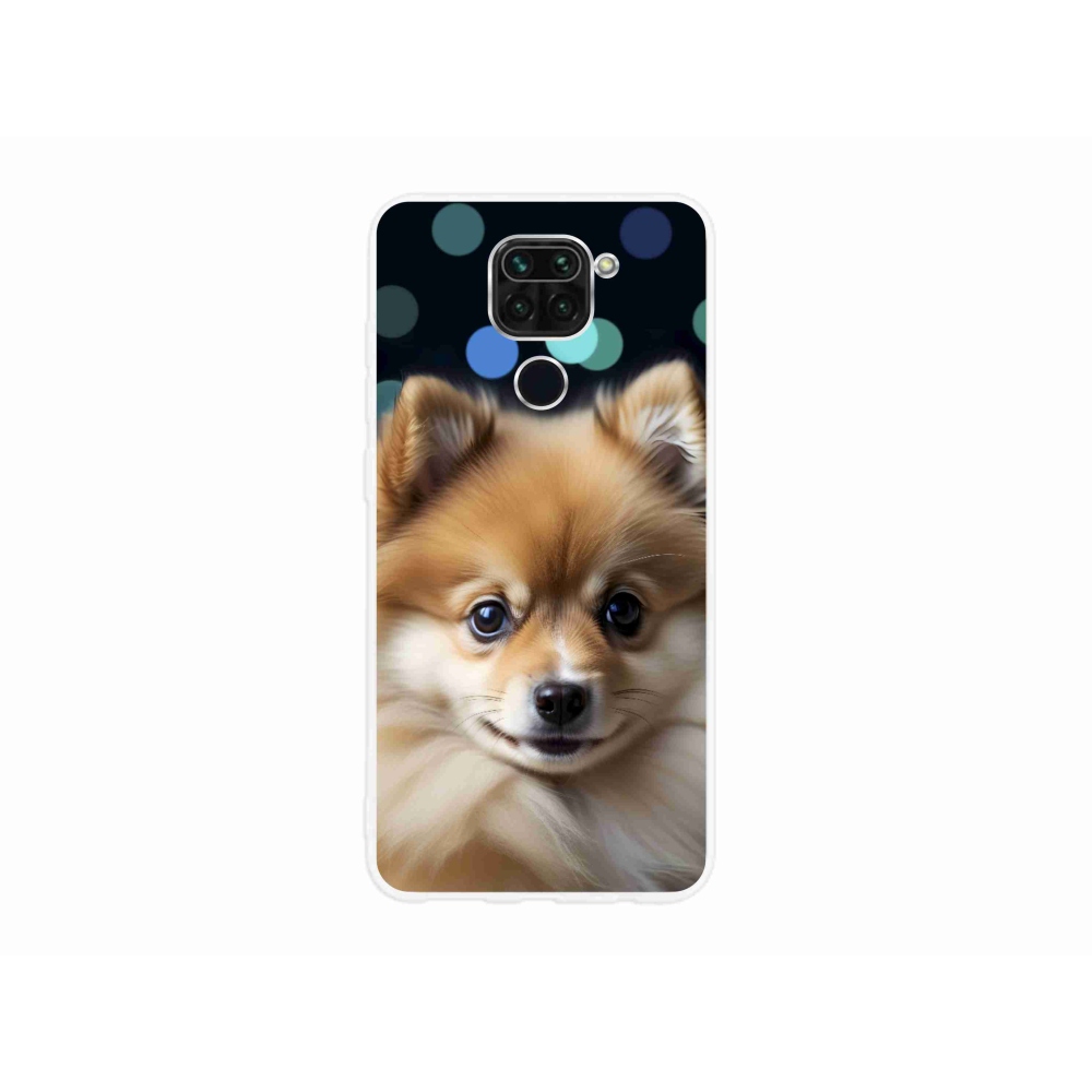 Gelový kryt mmCase na Xiaomi Redmi Note 9 - roztomilý pomeranian