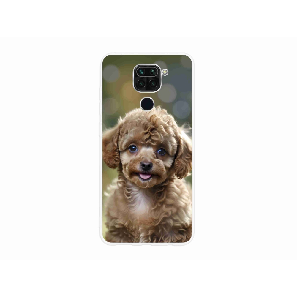 Gelový kryt mmCase na Xiaomi Redmi Note 9 - roztomilý pudl