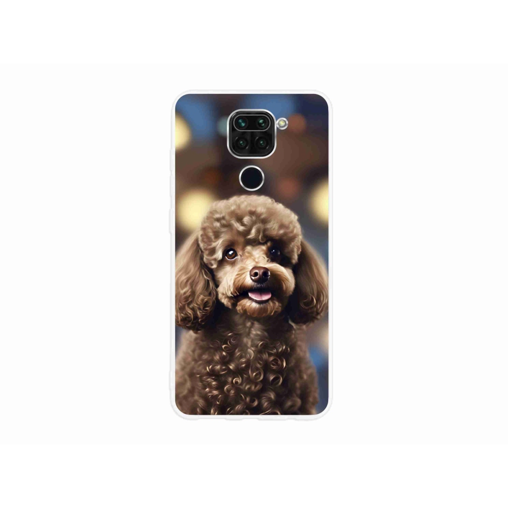 Gelový kryt mmCase na Xiaomi Redmi Note 9 - roztomilý pudl