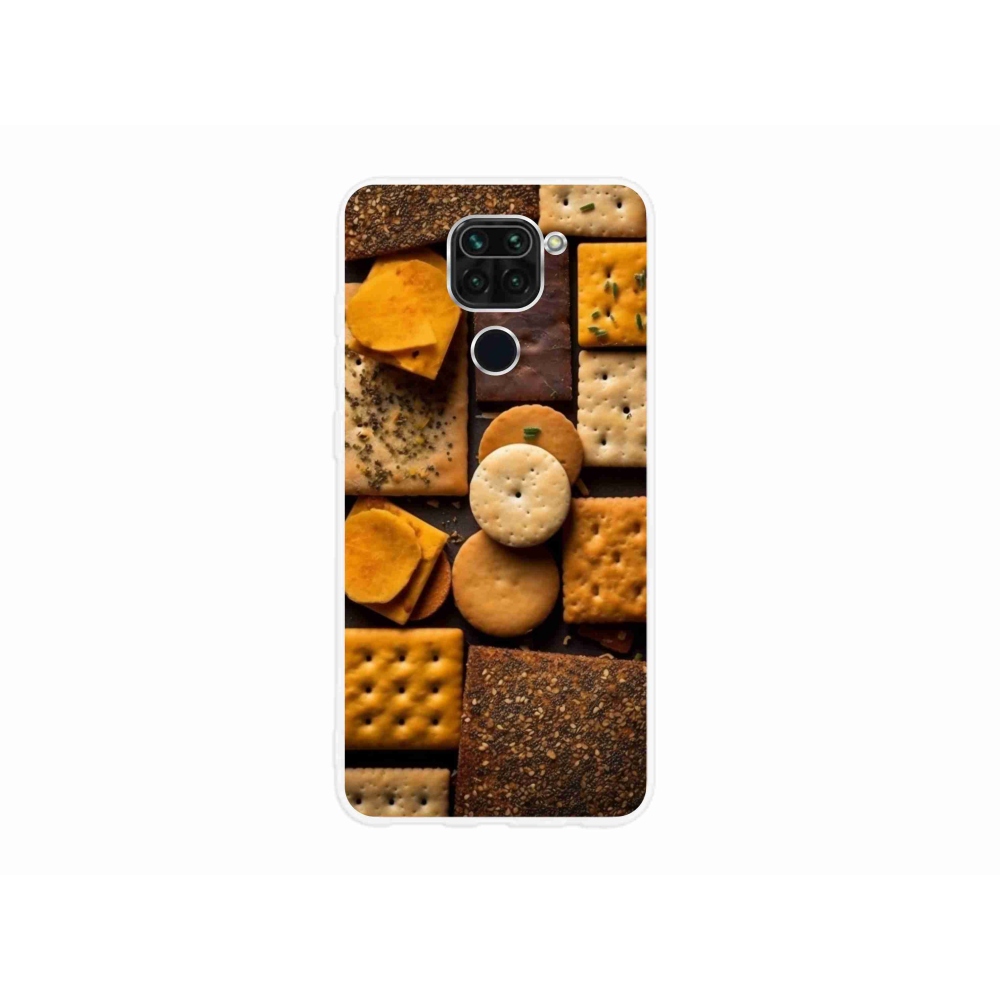 Gelový kryt mmCase na Xiaomi Redmi Note 9 - sušenky