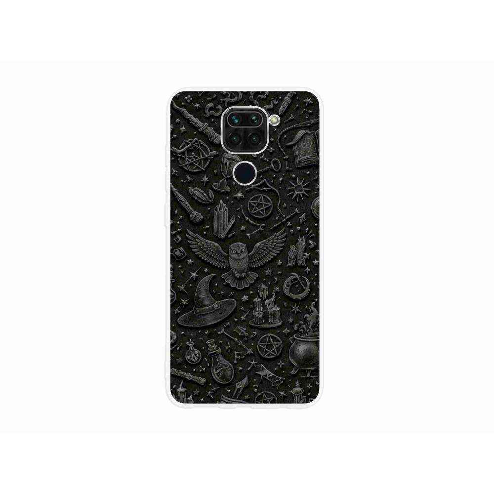 Gelový kryt mmCase na Xiaomi Redmi Note 9 - tmavý magický svět