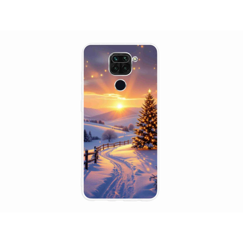 Gelový kryt mmCase na Xiaomi Redmi Note 9 - zimní krajina