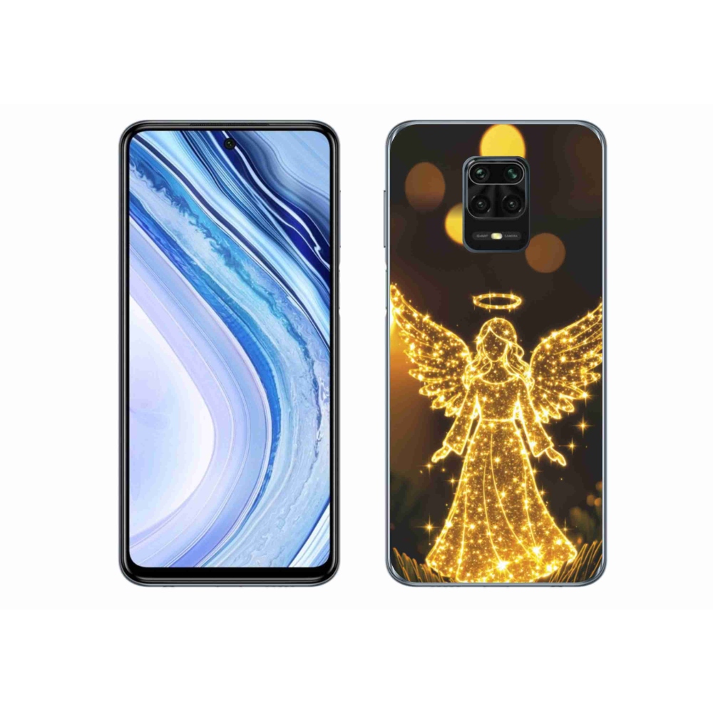 Gelový kryt mmCase na Xiaomi Redmi Note 9S - anděl