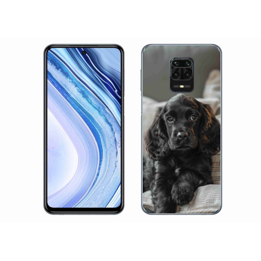Gelový kryt mmCase na Xiaomi Redmi Note 9S - anglický kokršpaněl