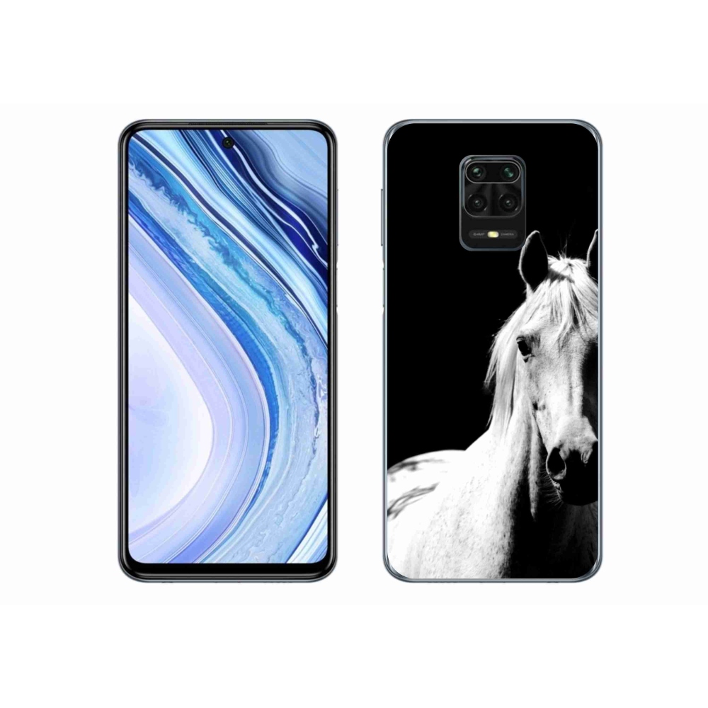 Gelový kryt mmCase na Xiaomi Redmi Note 9S - bílý kůň 5