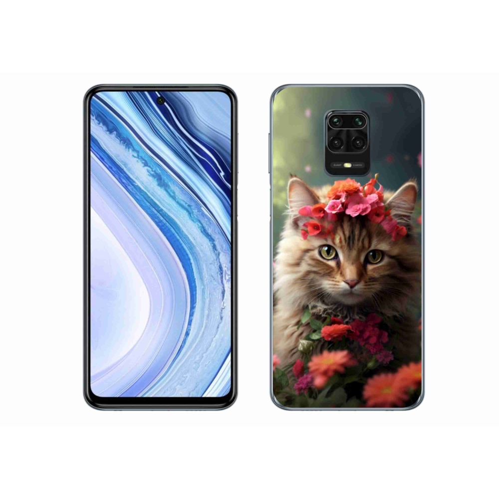 Gelový kryt mmCase na Xiaomi Redmi Note 9S - kočíčí princezna