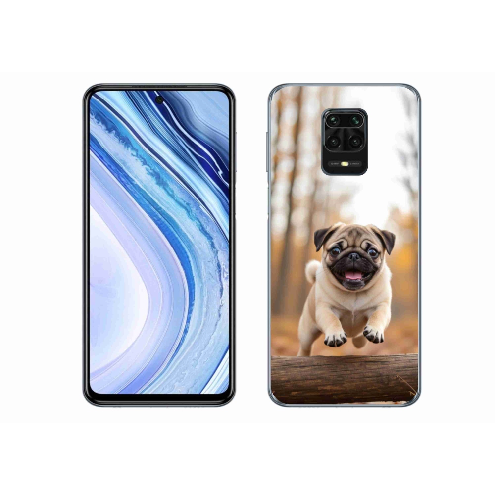 Gelový kryt mmCase na Xiaomi Redmi Note 9S - mops 2