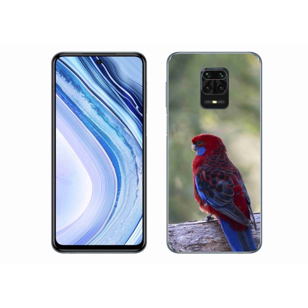 Gelový kryt mmCase na Xiaomi Redmi Note 9S - papoušek rosela