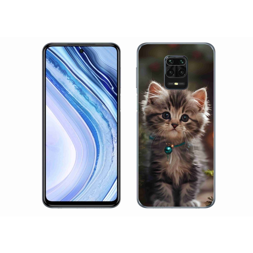 Gelový kryt mmCase na Xiaomi Redmi Note 9S - roztomilé kotě 11