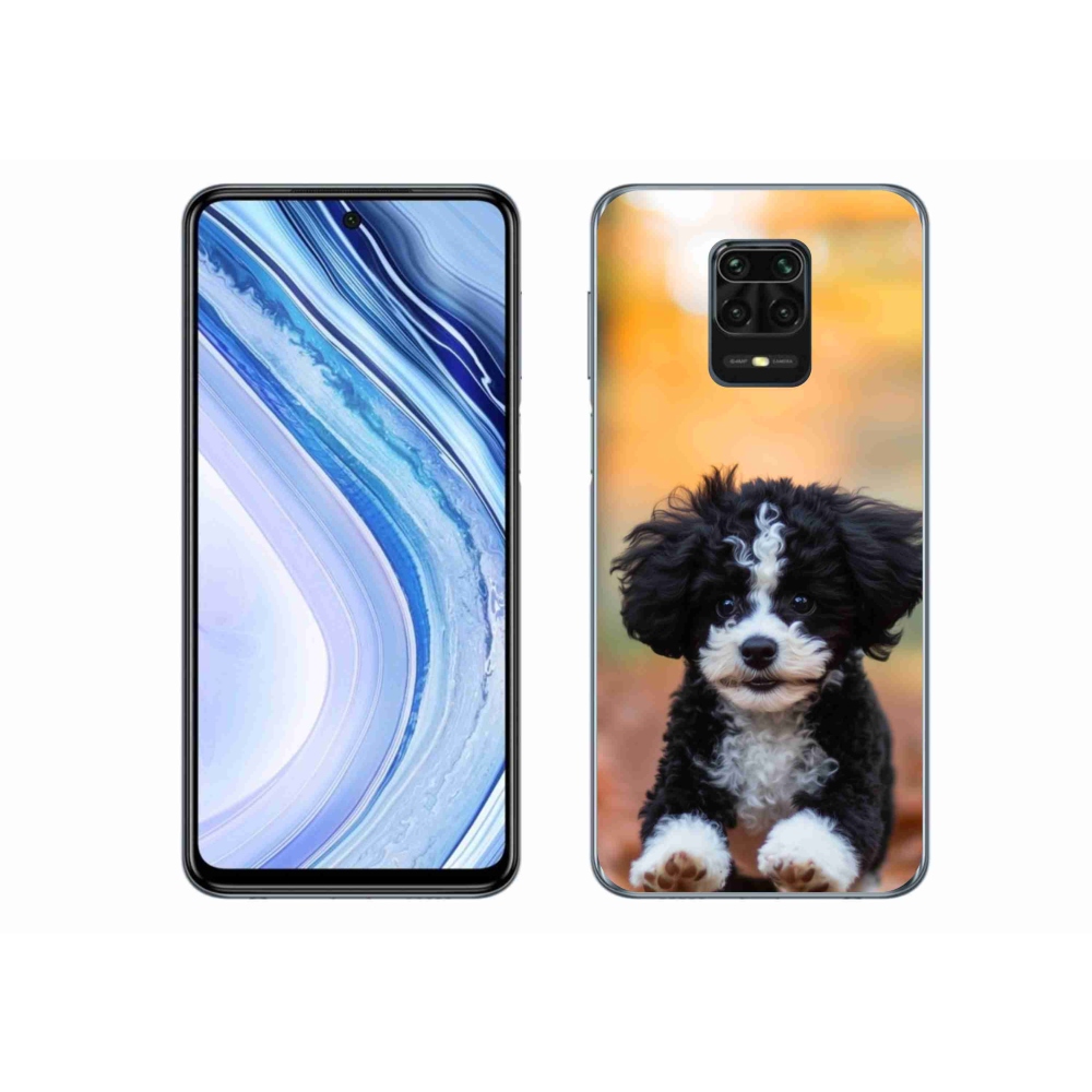 Gelový kryt mmCase na Xiaomi Redmi Note 9S - roztomilé štěně 2