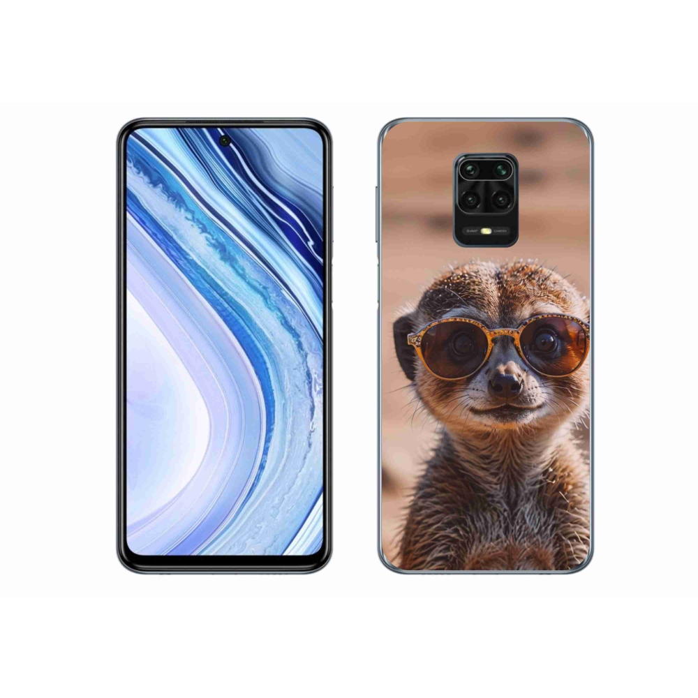 Gelový kryt mmCase na Xiaomi Redmi Note 9S - stylová surikata