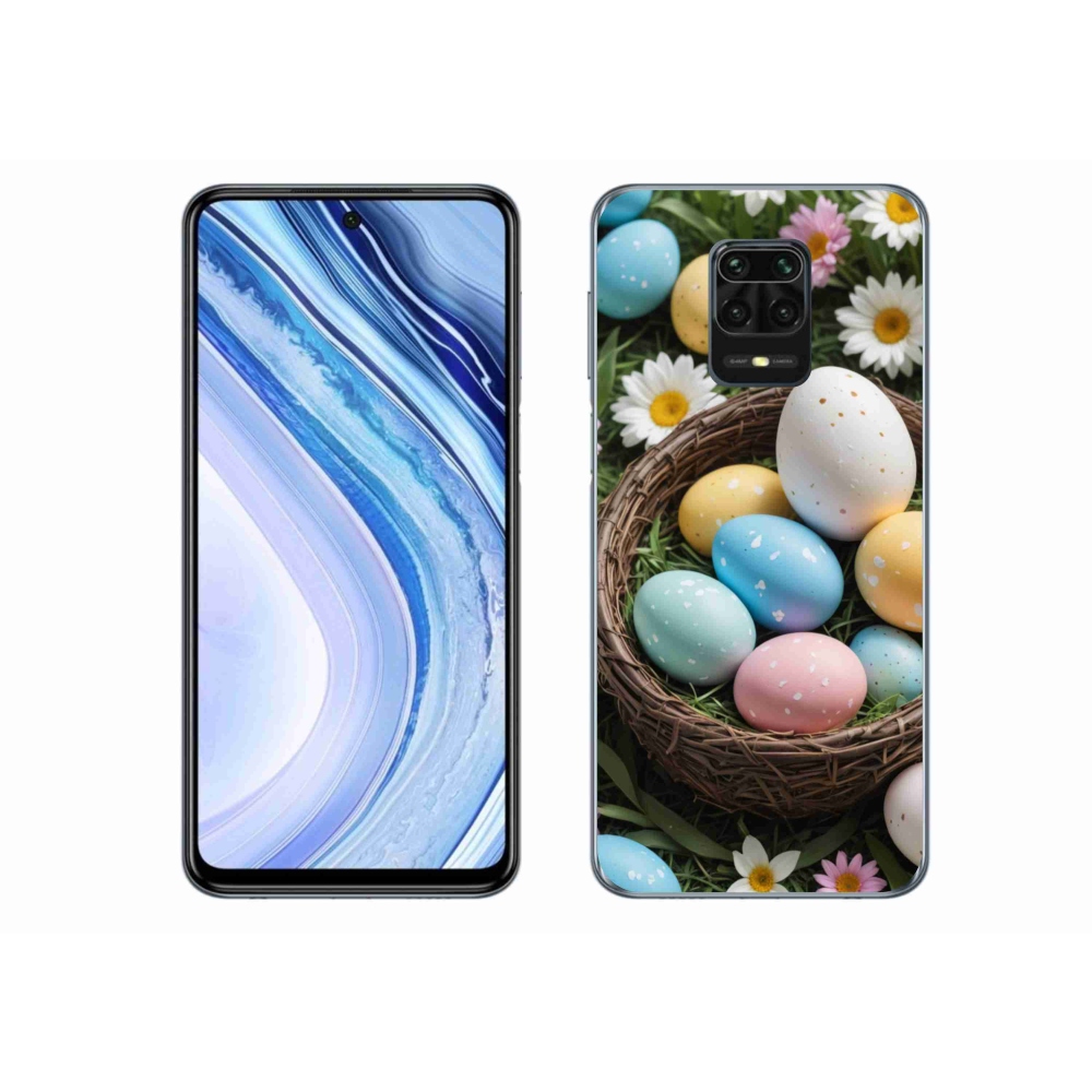 Gelový kryt mmCase na Xiaomi Redmi Note 9S - velikonoční vajíčka 2
