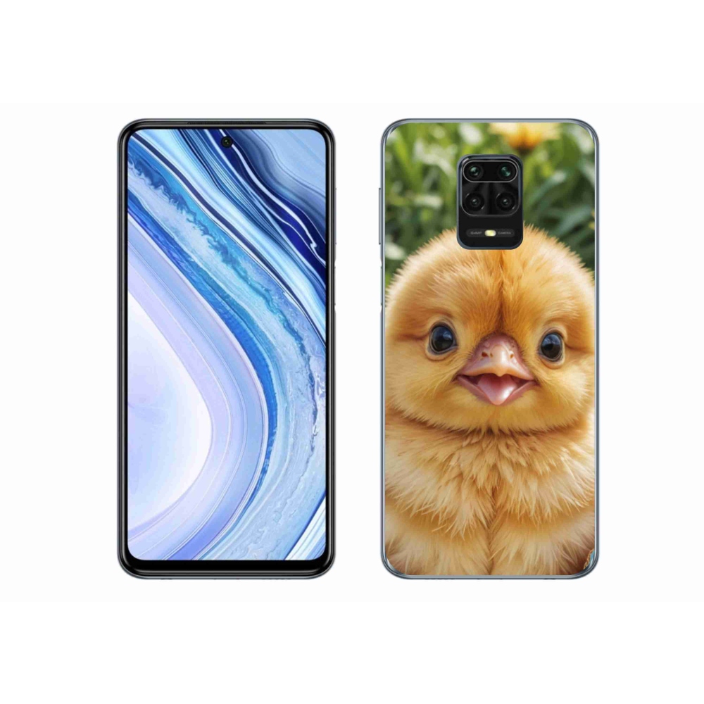 Gelový kryt mmCase na Xiaomi Redmi Note 9S - veselé kuřátko