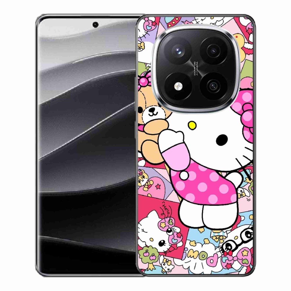 Gelový kryt mmCase na Xiaomi Remdi Note 14 Pro+ 5G - cute kitty